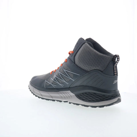 Hi-Tec Demolisher Mid CH80046M Mens Gray Synthetic Lace Up Hiking Boots