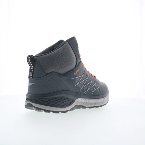 Hi-Tec Demolisher Mid CH80046M Mens Gray Synthetic Lace Up Hiking Boots