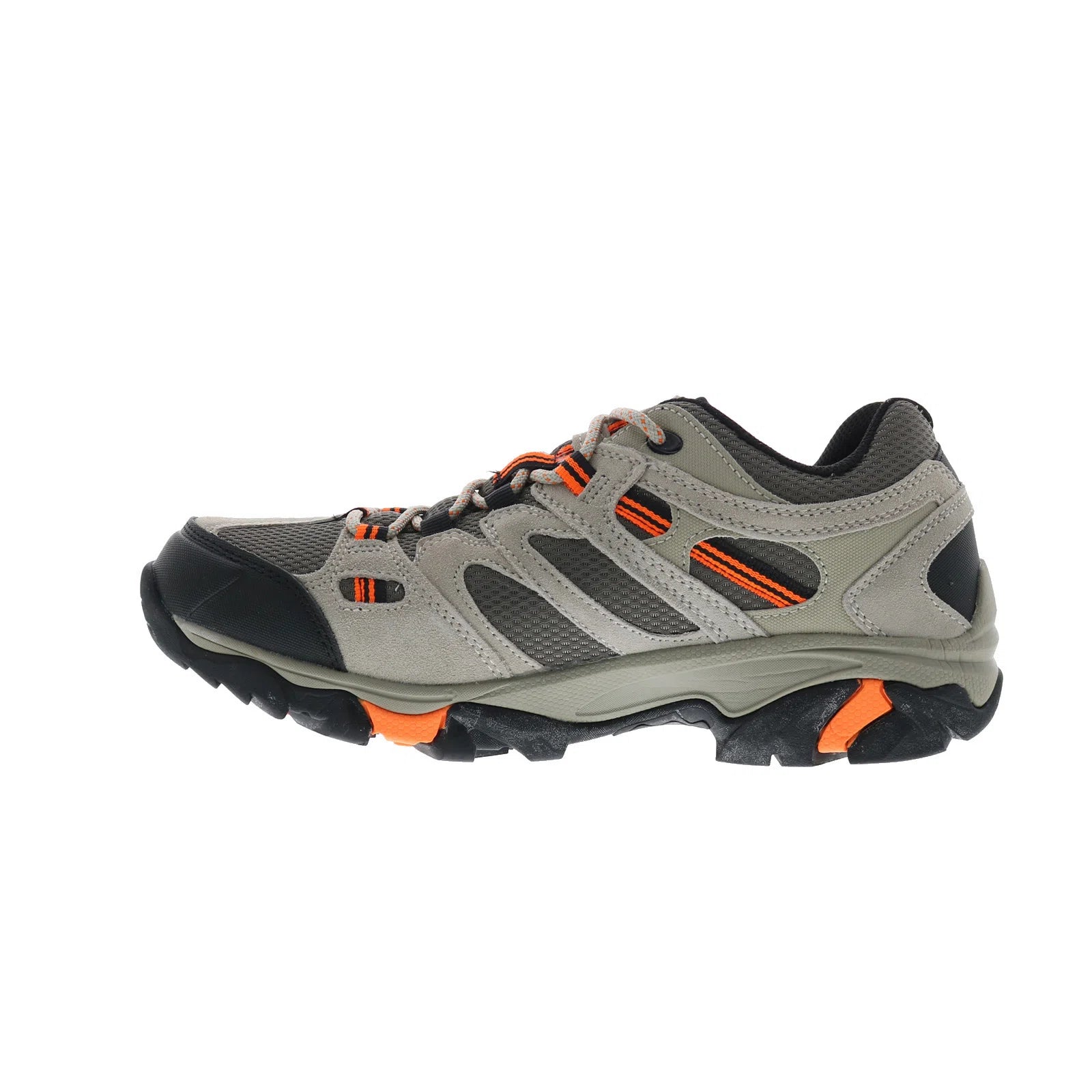 Hi-Tec Apex Low WP CH80047M-TO Mens Gray Suede Lace Up Hiking
