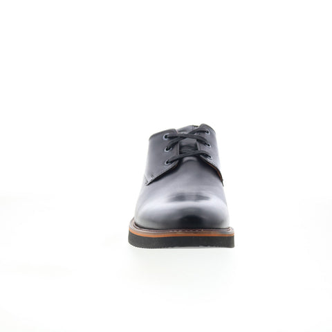 Dunham Clyde Plain Toe CH9100 Mens Black Oxfords & Lace Ups Plain Toe Shoes