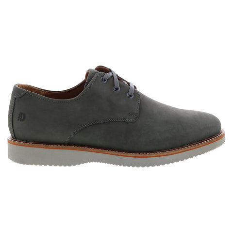 Dunham Clyde Plain Toe CH9102 Mens Gray Extra Wide Oxfords Plain Toe Shoes