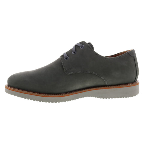 Dunham Clyde Plain Toe CH9102 Mens Gray Extra Wide Oxfords Plain Toe Shoes