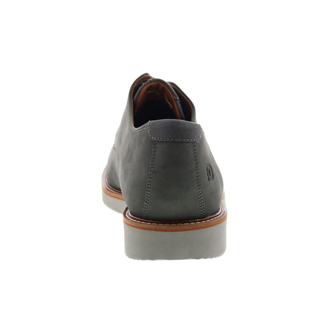 Dunham Clyde Plain Toe CH9102 Mens Gray Extra Wide Oxfords Plain Toe Shoes