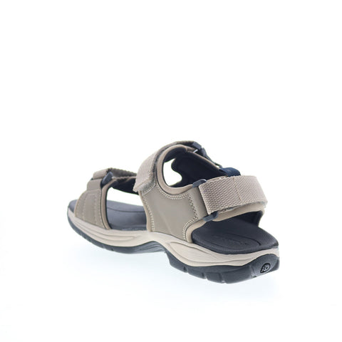 Dunham Nolan Water Friendly CH9114 Mens Brown Canvas Sport Sandals Shoes