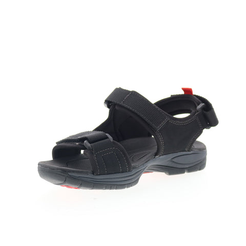 Rockport Nolan Water Friendly CH9116 Mens Black Leather Sport Sandals Shoes