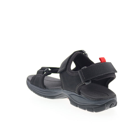 Rockport Nolan Water Friendly CH9116 Mens Black Leather Sport Sandals Shoes