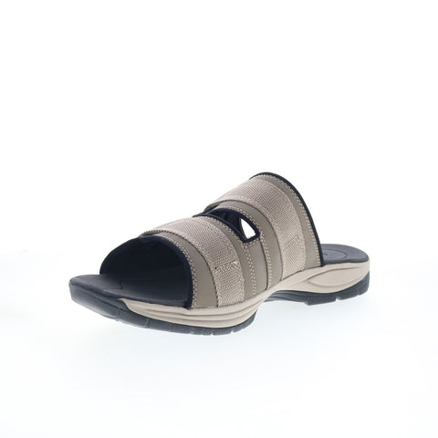 Dunham Newport Slide Water Friendly Mens Brown Extra Wide 4E Sandals Shoes