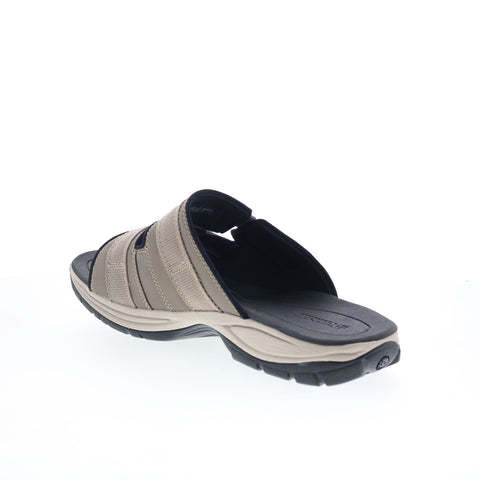 Dunham Newport Slide Water Friendly Mens Brown Extra Wide 4E Sandals Shoes