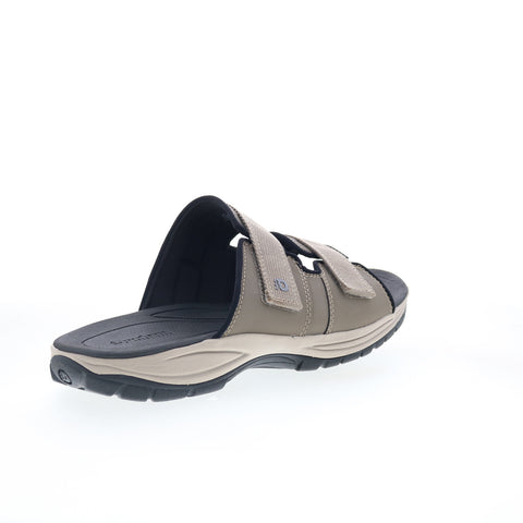 Dunham Newport Slide Water Friendly Mens Brown Extra Wide 4E Sandals Shoes