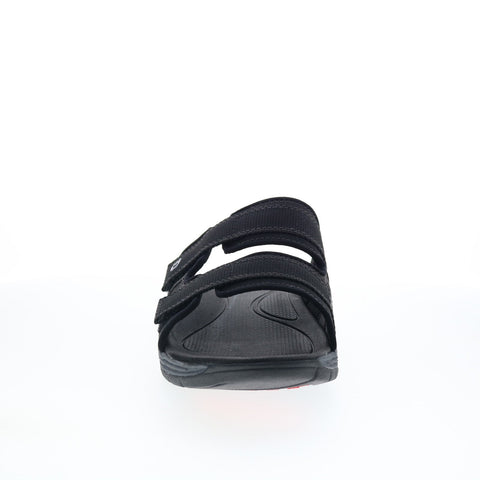 Dunham Newport Slide Water Friendly Mens Black Extra Wide 4E Sandals Shoes