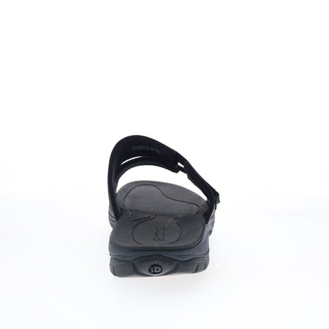 Dunham Newport Slide Water Friendly Mens Black Extra Wide 4E Sandals Shoes