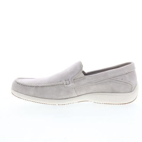 Rockport Trenton Venetian CI8850 Mens Gray Loafers & Slip Ons Casual Shoes