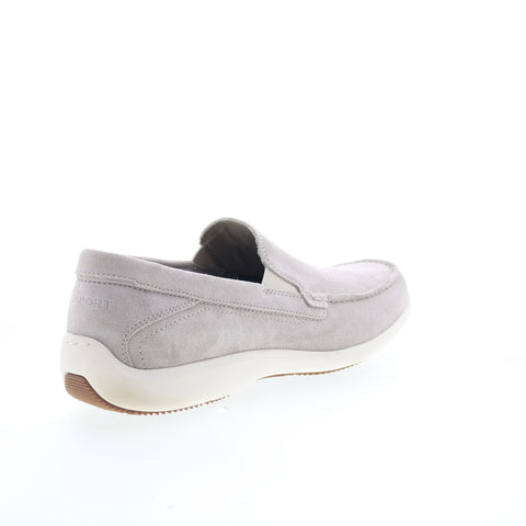 Rockport Trenton Venetian CI8850 Mens Gray Loafers & Slip Ons Casual Shoes
