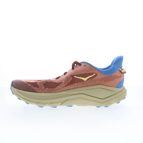 Hoka Challenger 8 1168716-MPLC Mens Brown Mesh Athletic Hiking Shoes