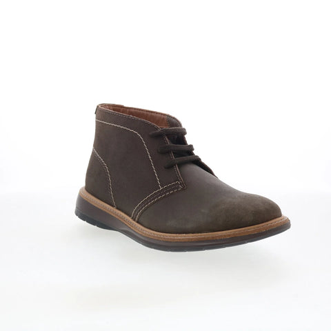 Clarks Chantry Mid 26167709 Mens Gray Leather Lace Up Chukkas Boots