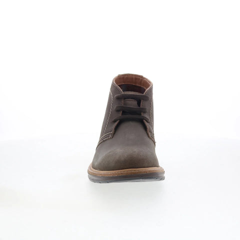 Clarks Chantry Mid 26167709 Mens Gray Leather Lace Up Chukkas Boots