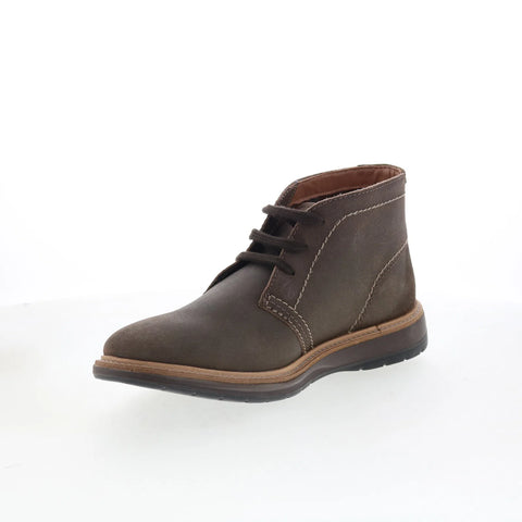 Clarks Chantry Mid 26167709 Mens Gray Leather Lace Up Chukkas Boots