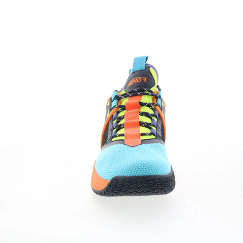 AND1 Charge TPR AD90201MMOZ Mens Blue Mesh Athletic Basketball Shoes