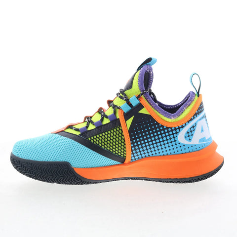 AND1 Charge TPR AD90201MMOZ Mens Blue Mesh Athletic Basketball Shoes