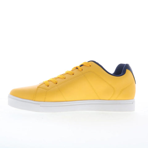 Fila Charleston 1CM00875-725 Mens Yellow Leather Lifestyle Sneakers Shoes