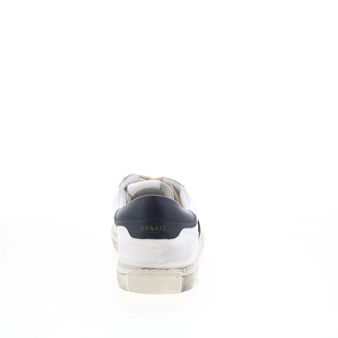 Greats Charlie CHRL01SG-6XV Mens White Leather Lifestyle Sneakers Shoes
