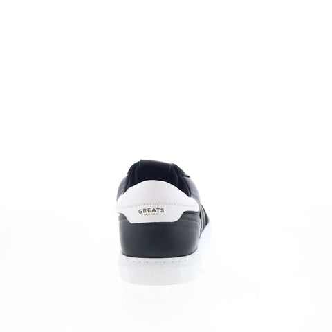 Greats Charlie CHRL01SG-C9F Mens Black Leather Lifestyle Sneakers Shoes