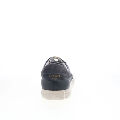 Greats Charlie GCHARLI0-83G Mens Black Leather Lifestyle Sneakers Shoes
