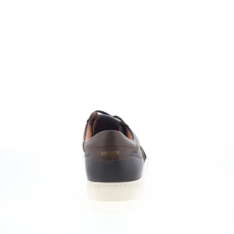 Greats Charlie GCHARLI0-DKB Mens Brown Leather Lifestyle Sneakers Shoes