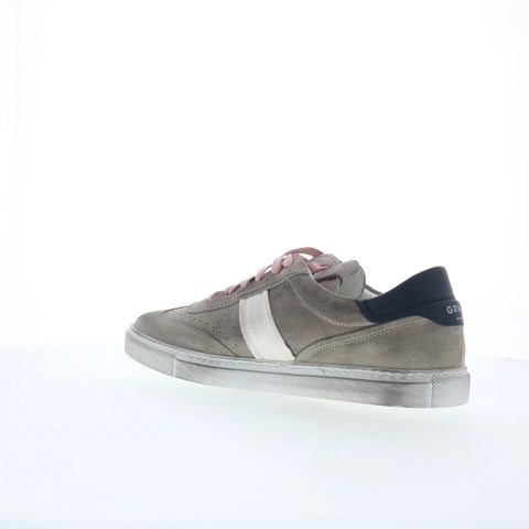 Greats Charlie GCHARLI0-EY4 Mens Gray Suede Lace Up Lifestyle Sneakers Shoes