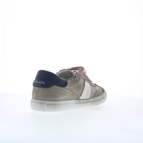 Greats Charlie GCHARLI0-EY4 Mens Gray Suede Lace Up Lifestyle Sneakers Shoes