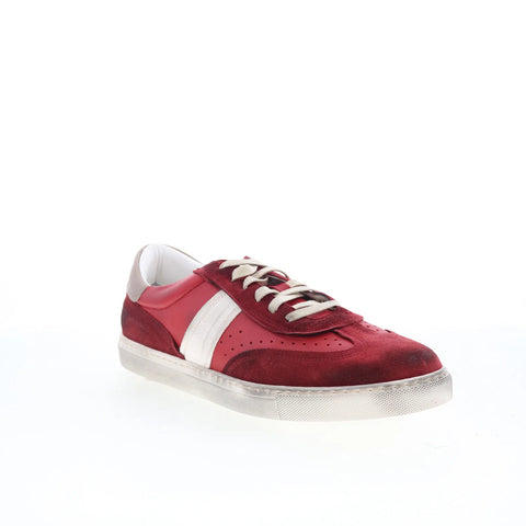 Greats Charlie GCHARLI0-GM5 Mens Red Suede Lace Up Lifestyle Sneakers Shoes