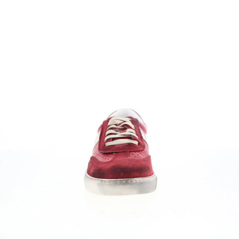 Greats Charlie GCHARLI0-GM5 Mens Red Suede Lace Up Lifestyle Sneakers Shoes