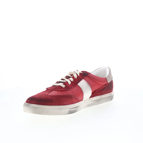 Greats Charlie GCHARLI0-GM5 Mens Red Suede Lace Up Lifestyle Sneakers Shoes