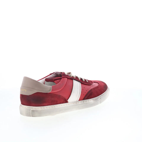 Greats Charlie GCHARLI0-GM5 Mens Red Suede Lace Up Lifestyle Sneakers Shoes
