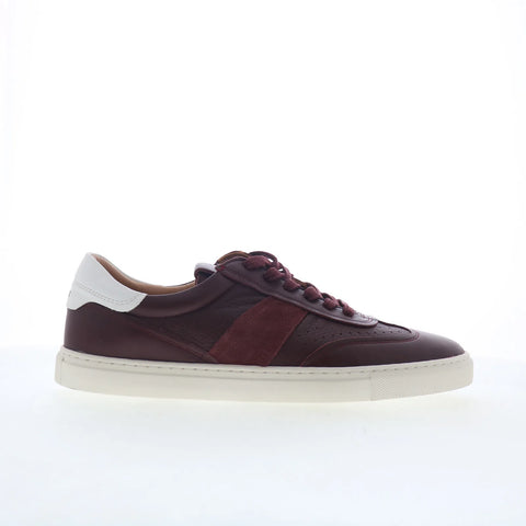 Greats Charlie GCHARLI0-U1X Mens Red Leather Lace Up Lifestyle Sneakers Shoes