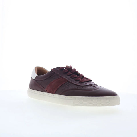 Greats Charlie GCHARLI0-U1X Mens Red Leather Lace Up Lifestyle Sneakers Shoes