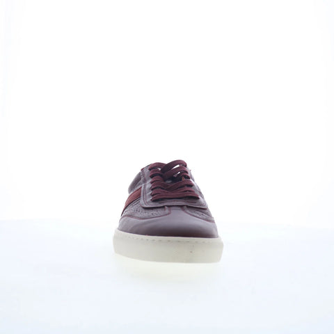 Greats Charlie GCHARLI0-U1X Mens Red Leather Lace Up Lifestyle Sneakers Shoes