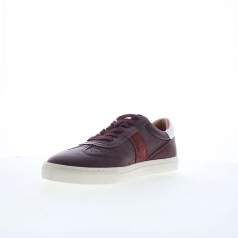 Greats Charlie GCHARLI0-U1X Mens Red Leather Lace Up Lifestyle Sneakers Shoes