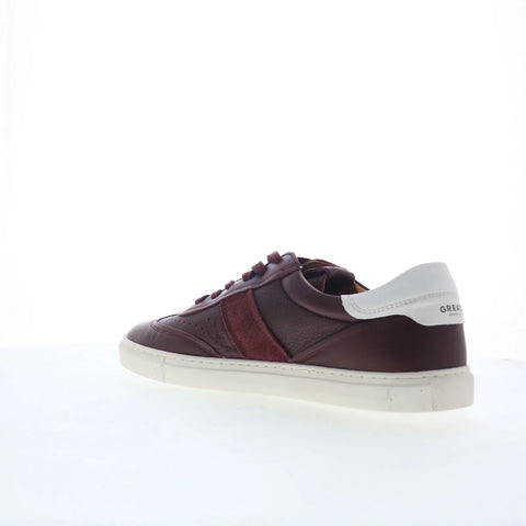 Greats Charlie GCHARLI0-U1X Mens Red Leather Lace Up Lifestyle Sneakers Shoes