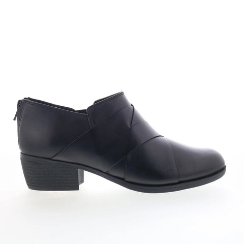 Clarks Charlten Gema 26179568 Womens Black Wide Ankle & Booties Boots