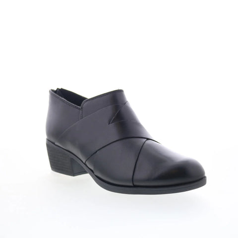 Clarks Charlten Gema 26179568 Womens Black Wide Ankle & Booties Boots