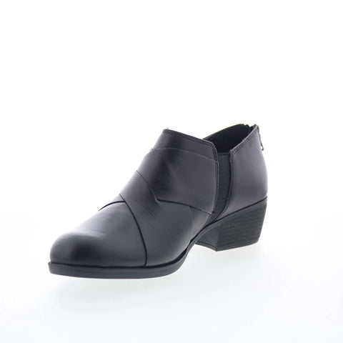 Clarks Charlten Gema 26179568 Womens Black Wide Ankle & Booties Boots