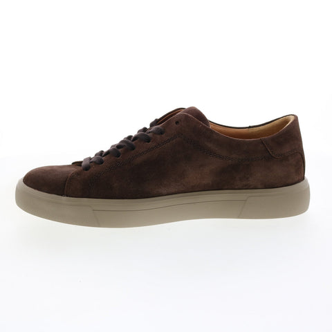 Mephisto Cristiano Mens Brown Suede Lace Up Lifestyle Sneakers Shoes