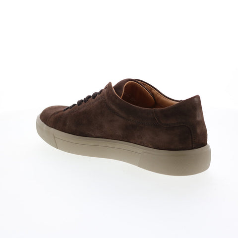 Mephisto Cristiano Mens Brown Suede Lace Up Lifestyle Sneakers Shoes