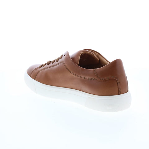 Mephisto Cristiano Mens Brown Leather Lace Up Lifestyle Sneakers Shoes