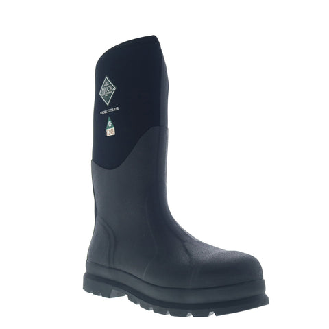 Muck Chore Classic Tall Steel Toe Waterproof CHSCSAA Mens Black Work Boots