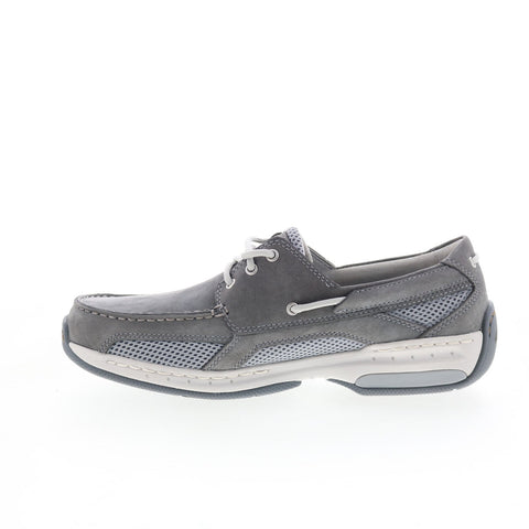 Dunham Captain CI0684 Mens Gray Extra Wide 4E Loafers & Slip Ons Boat Shoes