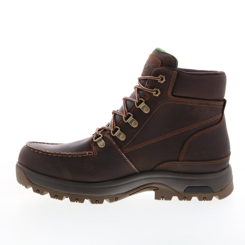 Dunham 8000 Works Moc Boot CI0847 Mens Brown Leather Lace Up Work Boots