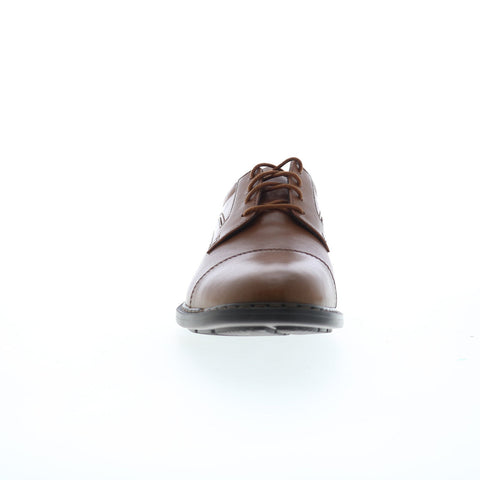 Rockport Tanner Cap Toe Mens Brown Wide Oxfords & Lace Ups Cap Toe Shoes