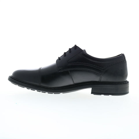 Rockport Tanner Cap Toe Mens Black Wide Oxfords & Lace Ups Cap Toe Shoes